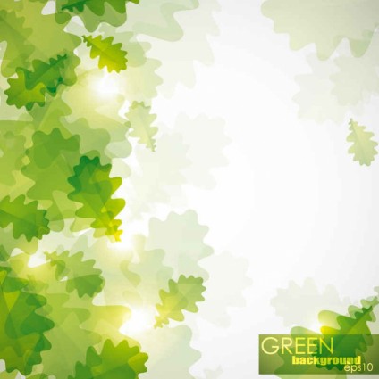 Shiny green leaf backgrounds vector 01 Shiny green leaf backgrounds vector 01