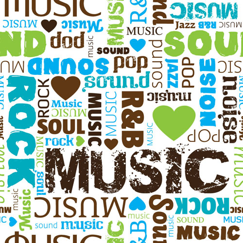 music elements and literal vector 01