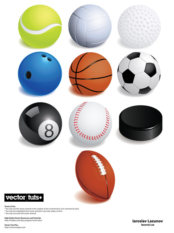 Set of Ball free vector