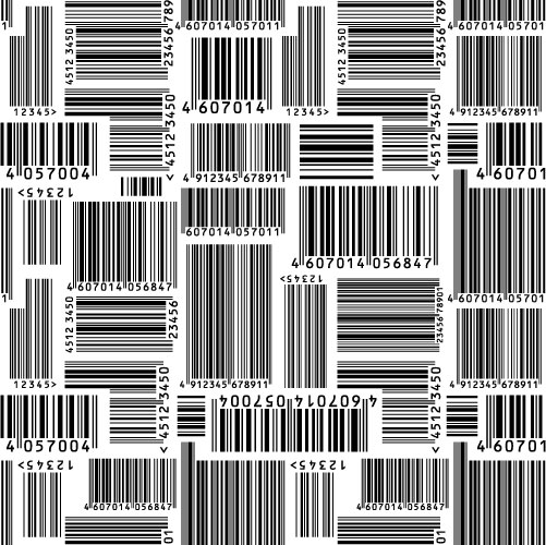 Barcode design Elements vector set 05