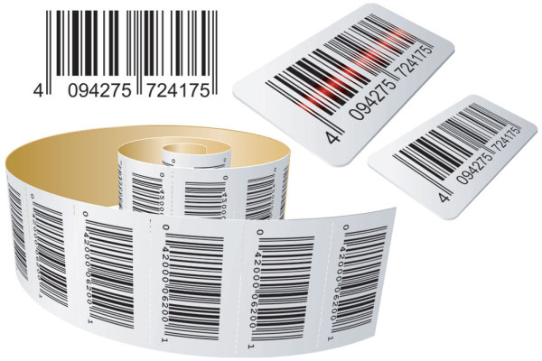 Barcode design Elements vector set 06