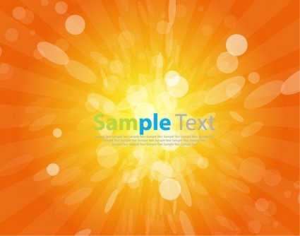 Vector Sunshine elements Background