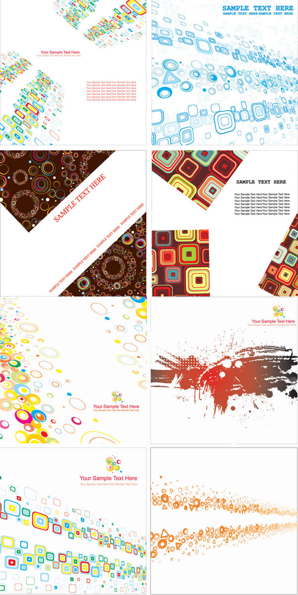 Colorful graphics background vector