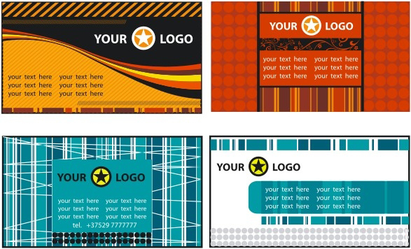 Business card template
