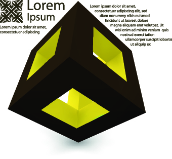 Creative 3D illustration vector 04