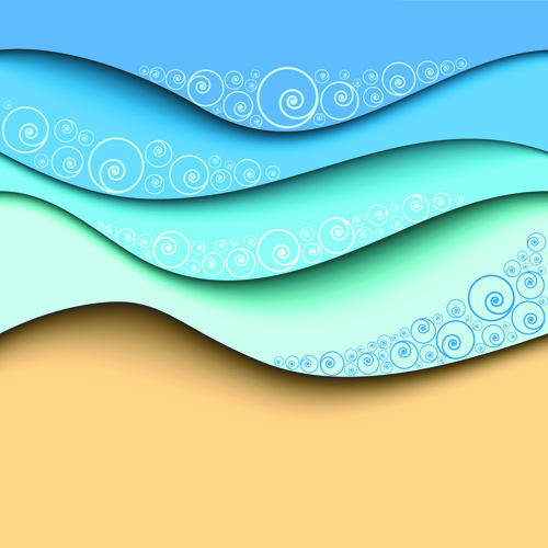 Abstract fashion backgrounds vector set 01