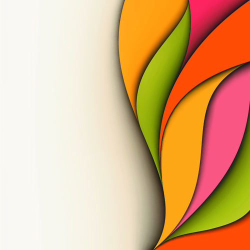 Abstract fashion backgrounds vector set 09