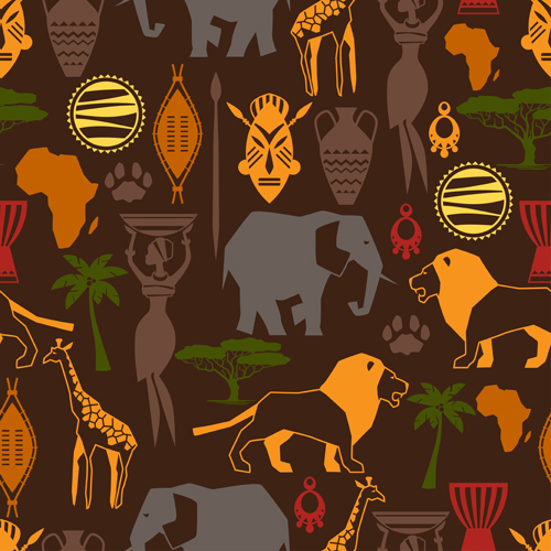 vector pattern seamless pattern african 