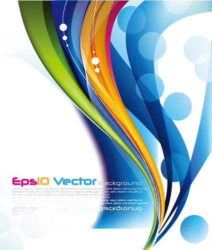 Blue abstract business background vector