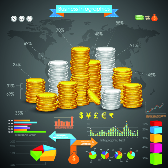 Business Infographic creative design 140