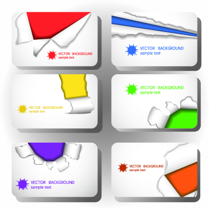 Huge collection of Business card design vector art 05
