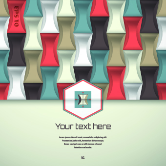 Business geometric shapes vectors background 02