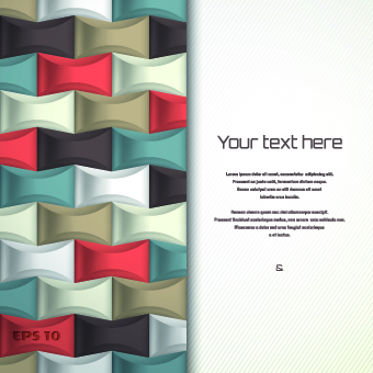 Business geometric shapes vectors background 03