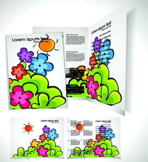 template style cover brochure 2013 