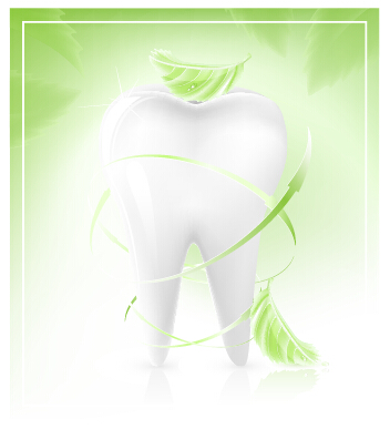 Creative dental care elements vectors 01