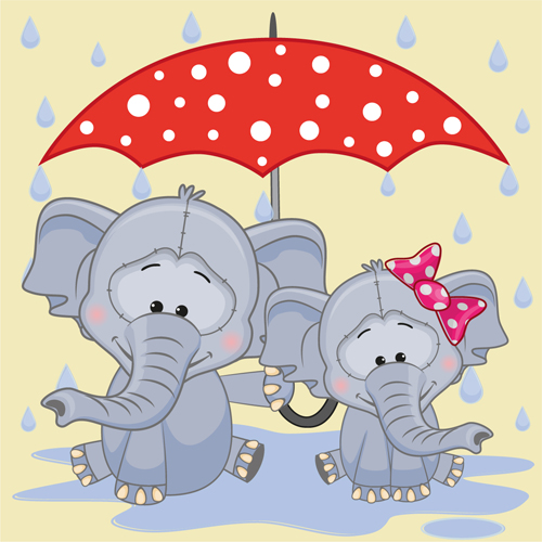 umbrella cute cartoon animals 