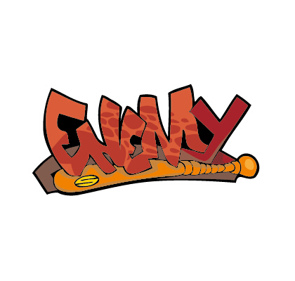Funny graffiti alphabet design vector 23