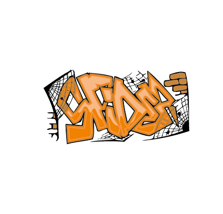 ny graffiti alphabet design vector 26 Funny graffiti alphabet design vector 26