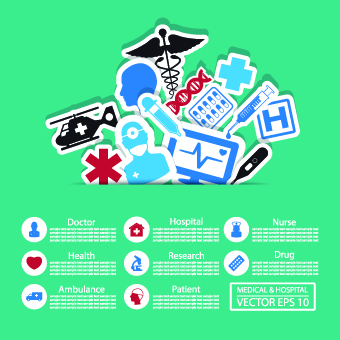 medical health elements element Design Elements 