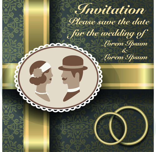 wedding pattern invitation floral pattern 