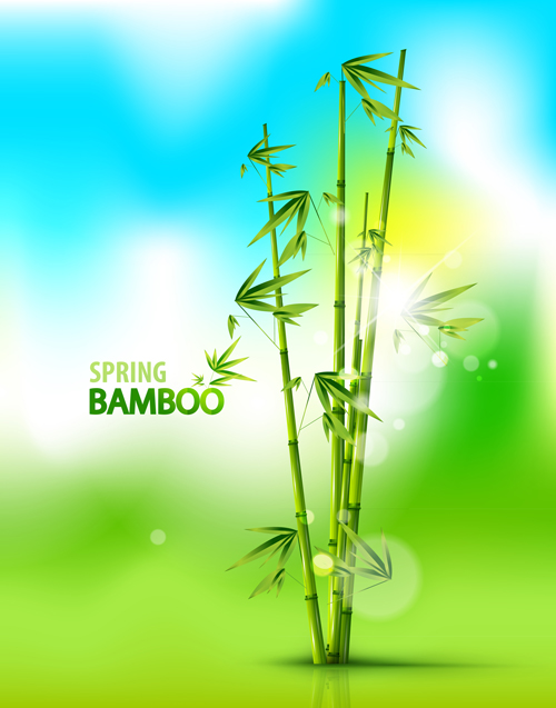 Vector background material spring shiny background material background 