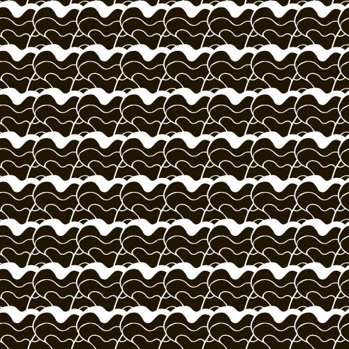 Simple waves seamless pattern vector 01
