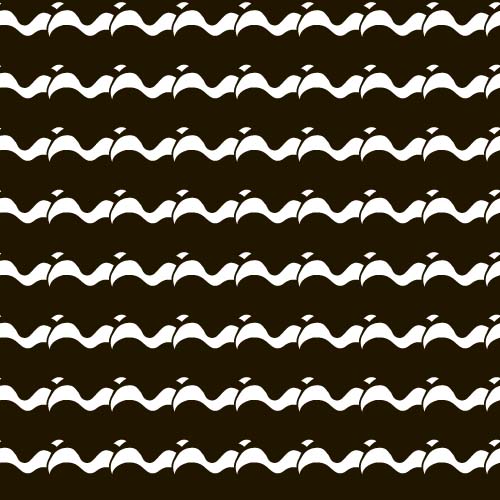 Simple waves seamless pattern vector 07