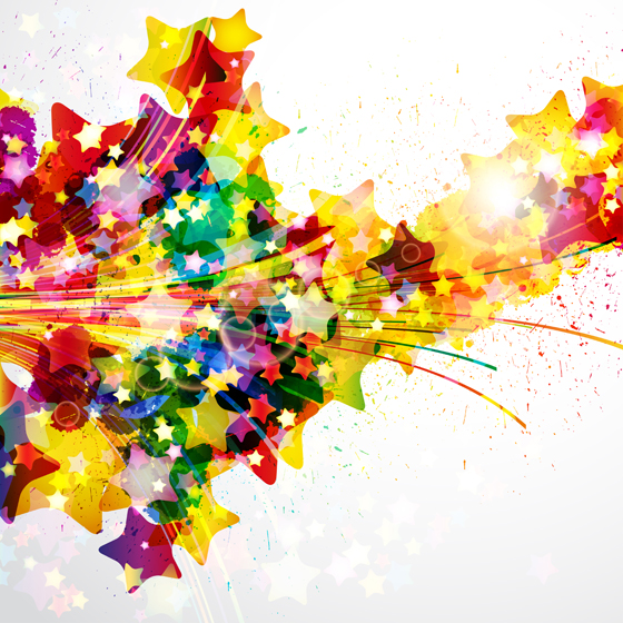Splash colorful shiny background 03
