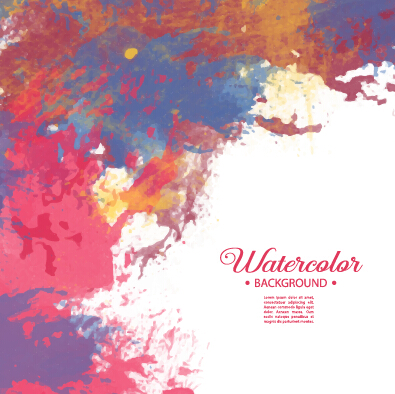 grunge watercolor background art 02 Vector grunge watercolor background art 02