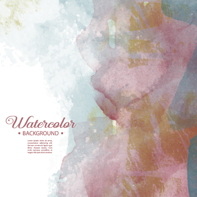 grunge watercolor background art 03 Vector grunge watercolor background art 03