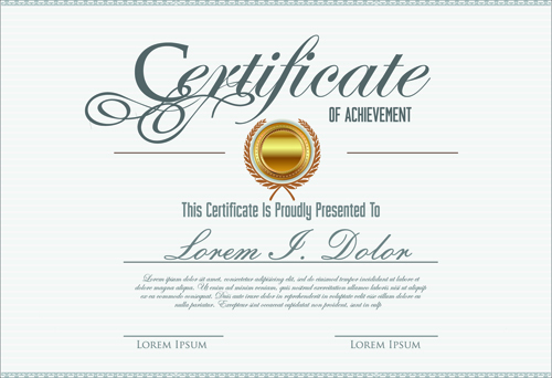 vector template certificates certificate 