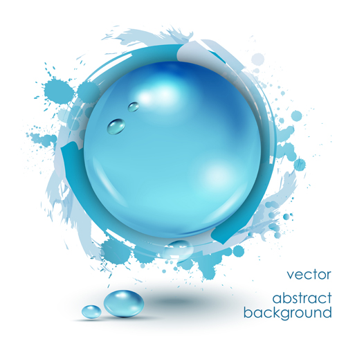 water drop grunge background vector background 