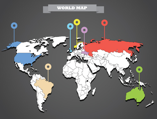 world map world map infographic business 