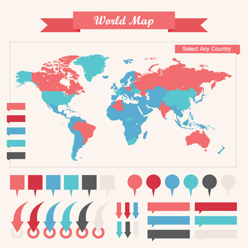 world map world map infographic business 