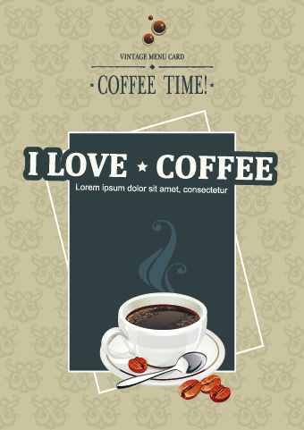 theme poster design coffee 