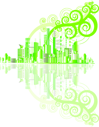 illustration ecology eco creative city 