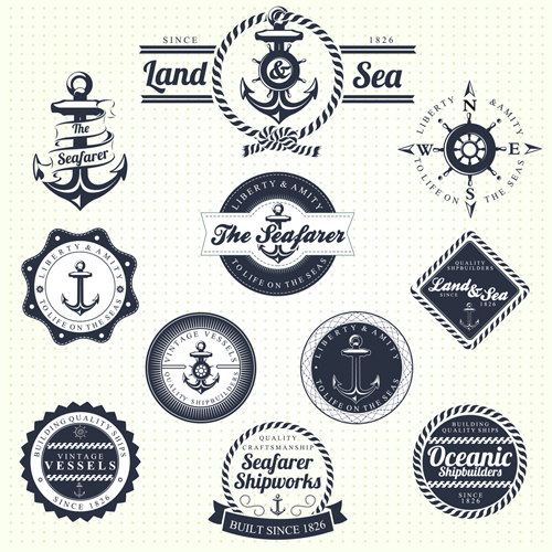 nautical labels label 