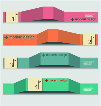 Banner Numbers vector 03
