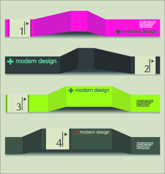 Banner Numbers vector 05