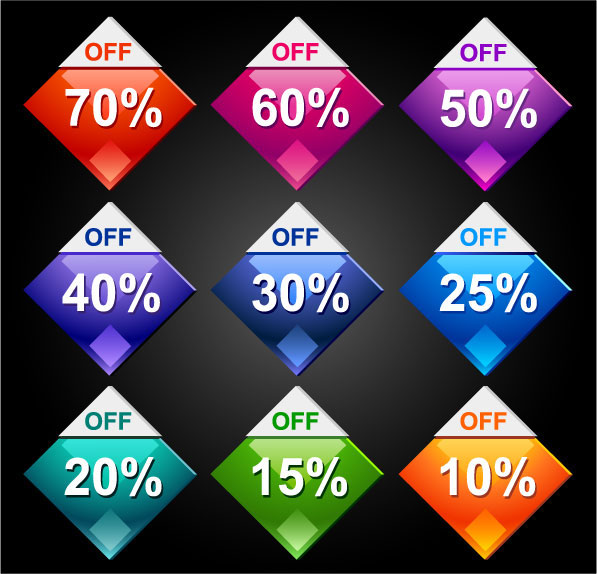 Sale Discount free eps icon 01