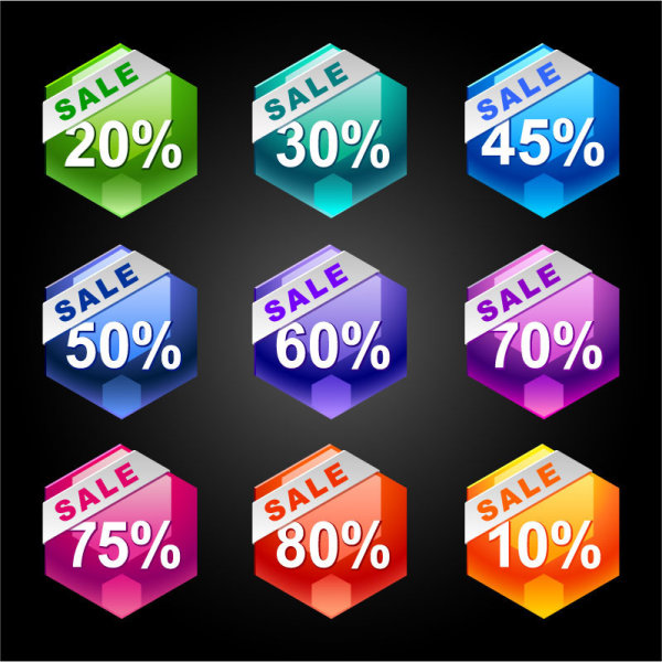 Sale Discount free eps icon 03