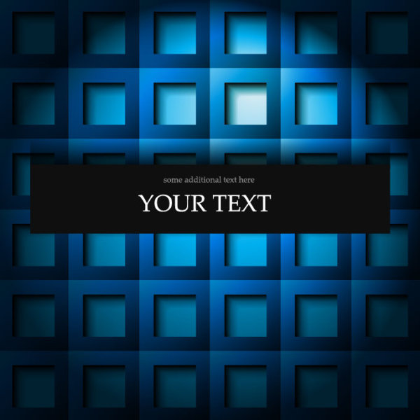 Set of Blue Grid vector background vector 02