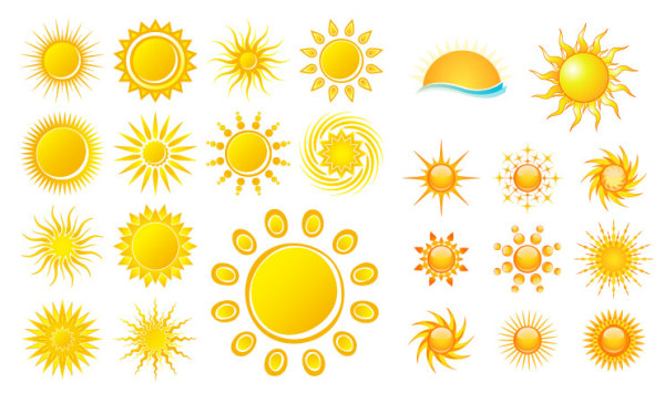 utility sun Icon vector