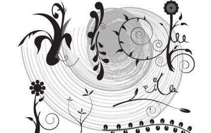 Floral Ornaments 05 vector art