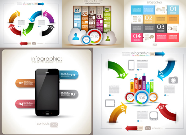 Information graphic design elements vector