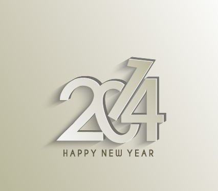 new year new creative background vector background 2014 