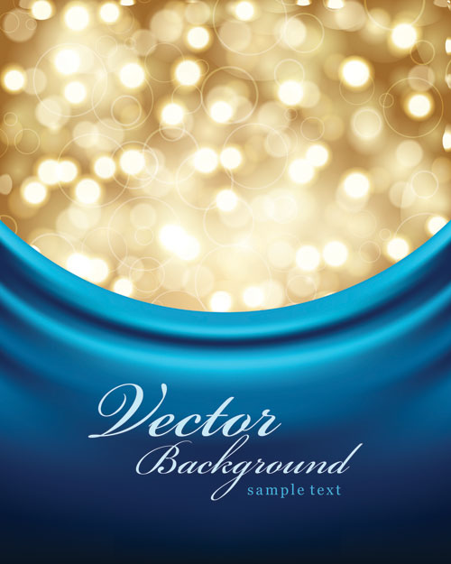 Blue fantasy background vector