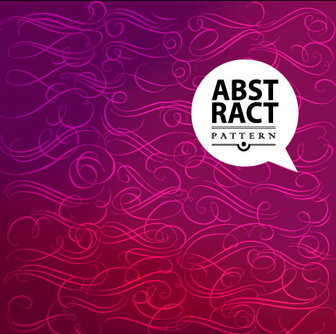 Abstract line with pink background vector