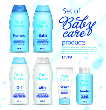 Different bottle design vector 02