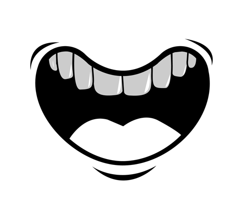 teeth mouth cartoon 